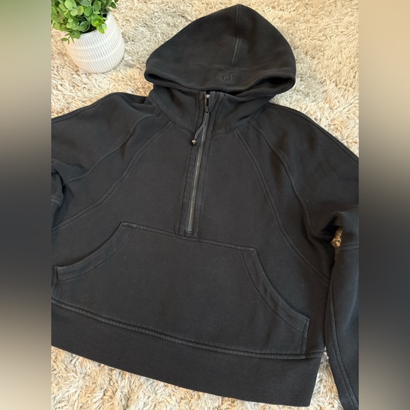 Lululemon Oversized Half-Zip Scuba Black - Picture 2 of 16